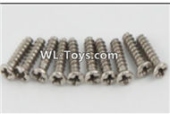PXtoys 9300 Spare parts P88004 Round Head screws(10pcs)-2.3x8mm,PXtoys 9300 RC Car Parts,PXtoys 9300 RC Truck Spare parts Accessories,1:18 4WD High Speed Buggy Parts